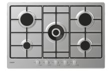 Candy Idea CHW74WX Acciaio inox Da incasso 75 cm Gas 5 Fornello(i)