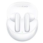 OPPO Enco Air3 Auricolari True Wireless, 25h di Autonomia, Driver da 13.4mm, Bluetooth 5.3, Raggio 10m, Controlli Touch, Cancellazione del rumore IA, Android e iOS, IP54, [Versione Italiana], White