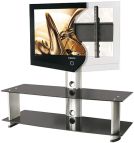 Guarnieri 368 supporto per dispositivi DVD e audio Nero, Argento