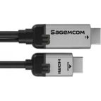 Sagemcom UP200 cavo HDMI 2 m Nero, Argento