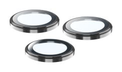Cellularline Camera Lens Ring - iPhone 15 Pro/15 Pro Max Vetro temperato per la protezione della fotocamera
