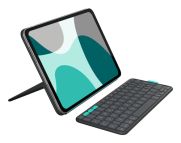 Logitech Flip Folio QWERTY Italiano Bluetooth Grafite