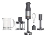 Kenwood Triblade XL+ HBM60307GY Mixer a immersione 1000W con accessori Grigio