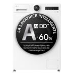 LG F4X9009TWCE Lavatrice 9kg AI DD™ Serie X9, Classe A-60%, 1400 giri, Display Easy Circle, Wi-Fi, AI Wash, TurboWash