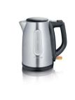 Severin WK 3469 bollitore elettrico 1 L 2200 W Nero, Acciaio inox