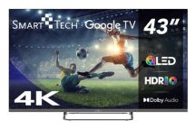 Smart-Tech 43QG02V TV 109,2 cm (43") 4K Ultra HD Smart TV Wi-Fi Grigio 280 cd/m²