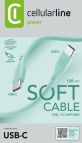 Cellularline Soft cable 120 cm - USB-C to USB-C