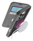 Cellularline Daily Mag - iPhone 16 Pro Custodia a libro con retro rigido semitrasparente compatibile con ecosistema Magsafe®