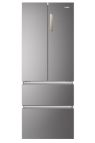 Haier HB17FPAAA frigorifero side-by-side Libera installazione 446 L E Platino, Acciaio inox