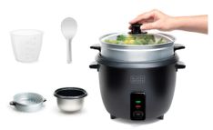 Black & Decker BXRC1800E cuoci riso 1,8 L 700 W Nero