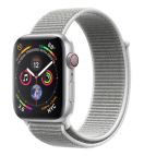 Apple Watch Series 4 OLED 44 mm Digitale 368 x 448 Pixel Touch screen 4G Argento Wi-Fi GPS (satellitare)
