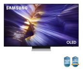 Samsung OLED AI TV 55" QE55S90FAEXZT 4K, Processore NQ4 AI Gen3, 4K AI Upscaling Pro, Schermo antiriflesso, OLED HDR, Dolby Atmos & OTS Lite, Laser Slim Design, Vision AI Smart TV, 2025