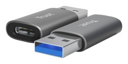 Trust Calyx USB Type-C USB Type-A Grigio