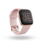 Fitbit Versa 2 3,55 cm (1.4") AMOLED 40 mm Digitale 300 x 300 Pixel Touch screen Nero, Rose Gold Wi-Fi