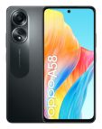 OPPO A58 4G Smartphone, AI Doppia fotocamera 50+2MP, Selfie 8MP, Display 6.72” 60HZ LCD FHD+, 5000mAh, RAM 6 (Esp 2GB/4GB/6GB)+ROM 128GB (esp1TB), IP54, [Versione Italia],Glowing Black