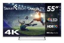 Smart-Tech 55QG02V TV 139,7 cm (55") 4K Ultra HD Smart TV Wi-Fi Grigio 300 cd/m²