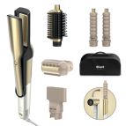 Shark Glam Styler e Asciugacapelli Set 5-in-1. Sistema multi-styler che combina tecnologia ad aria e ceramica per asciugare, lisciare, modellare e definire con un unico dispositivo. HD6051SEU