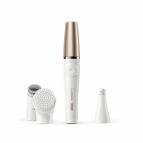 Braun FaceSpa Pro SE911, Bellezza Viso Epilatore Tutto-In-Uno, Incluso Epilatore Per Il Viso Con Dieci Micro Fori, Testina Tonificante E Spazzola Di Pulizia, Ricaricabile Con 90 Minuti Di Uso Senza Fili