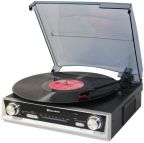 Roadstar TTR-8634 piatto audio Nero, Argento