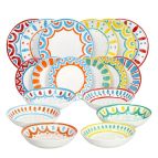 Tognana Porcellane MC07018M264 servizio da tavola 18 pz Porcellana Multicolore