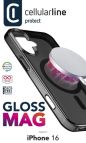 Cellularline Gloss Mag - iPhone 16 Custodia compatibile con ecosistema Magsafe