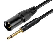 Karma Italiana RDM C185 cavo audio 5 m 6.35mm XLR Nero