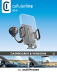 Cellularline Hug Flexi - Universal Supporto smartphone da auto con fissaggio a ventosa
