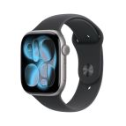 Apple Watch Series 11 GPS 46mm Cassa Alluminio Grigio Siderale con Sport Band Nero - M/L