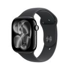 Apple Watch Series 11 GPS 46mm Cassa Alluminio Jet Black con Sport Band Nero - M/L
