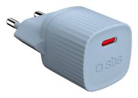 SBS TETR1CPD25LGGRS Caricabatterie per dispositivi mobili Universale Azzurro AC Ricarica rapida Interno