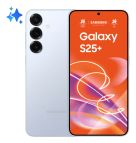 Samsung Galaxy S25+ Smartphone AI, Display 6.7'' QHD+ Dynamic AMOLED 2X, Fotocamera 50MP, RAM 12GB, 512GB, 4.900 mAh, Icyblue