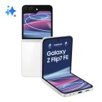 Samsung Galaxy Z Flip7 FE Smartphone AI, RAM 8GB, 256GB, Display 3,4" Super AMOLED/6,7" Dynamic AMOLED 2X, Fotocamera 50MP, White