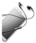 Cellularline VOICE CLASSIC Auricolari classici con microfono, tasto di risposta e connettore Jack 3.5mm