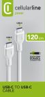 Cellularline Power Cable 120cm - USB-C to USB-C Cavo USB-C to USB-C per ricarica e trasferimento dati