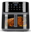 NutriBullet CrispLite Vision Singolo 8 L Indipendente 2000 W Friggitrice ad aria calda Nero