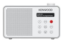 Kenwood CR-M25DAB-W radio Portatile Digitale Bianco