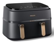 Philips Serie 3000 Airfryer doppio cestello, friggitrice ad aria da 9.0L, 12 metodi di cottura, App per ricette NA352/00