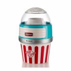 Ariete 2957 Pop Corn XL Party Time - Macchina per Popcorn - Scoppia 60gr di Mais in 2 minuti ad Aria Calda - Ciotola Estraibile - 1100 Watt - Celeste